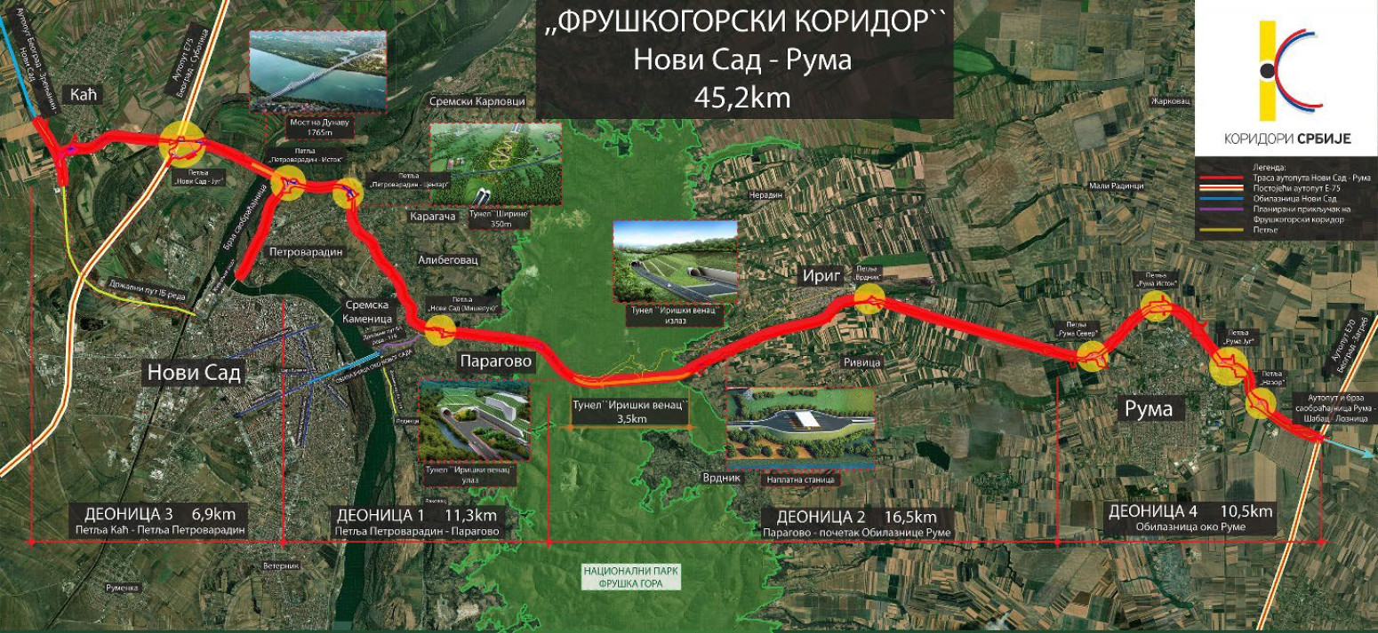 Fruškogorski koridor: Sve o projektu koji menja sever Srbije MAPA/FOTO/VIDEO