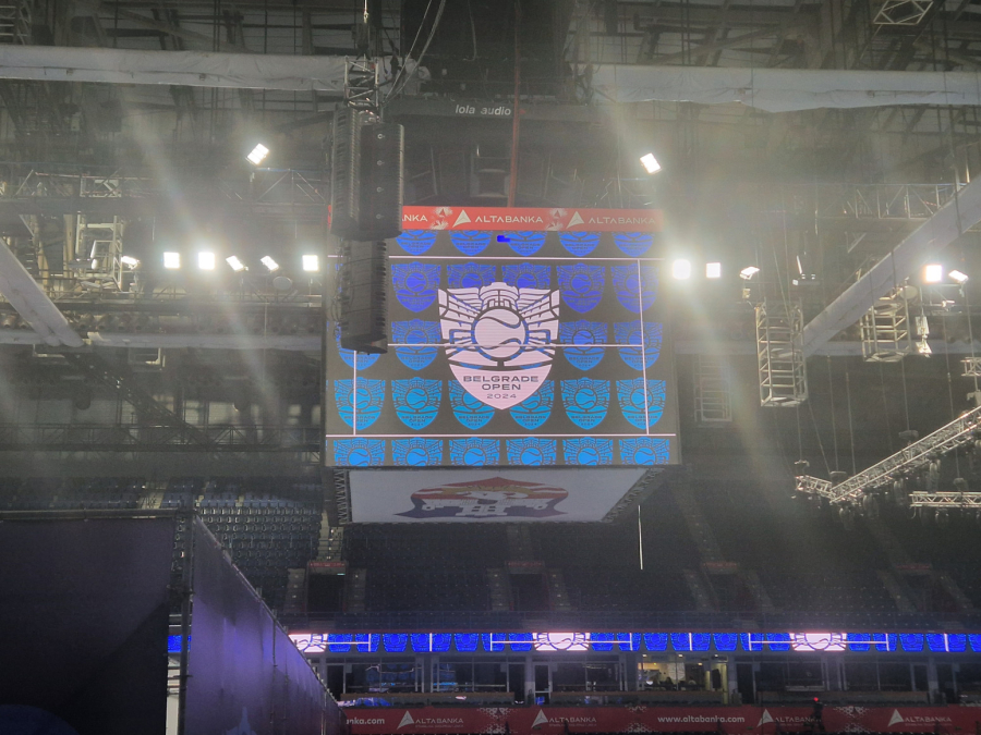 Spektakularni Beograd open – Arena spremna za tenis FOTO/VIDEO