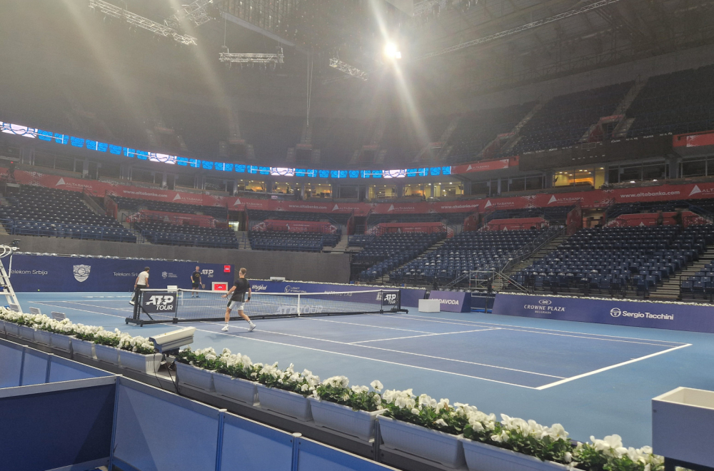 Spektakularni Beograd open – Arena spremna za tenis FOTO/VIDEO