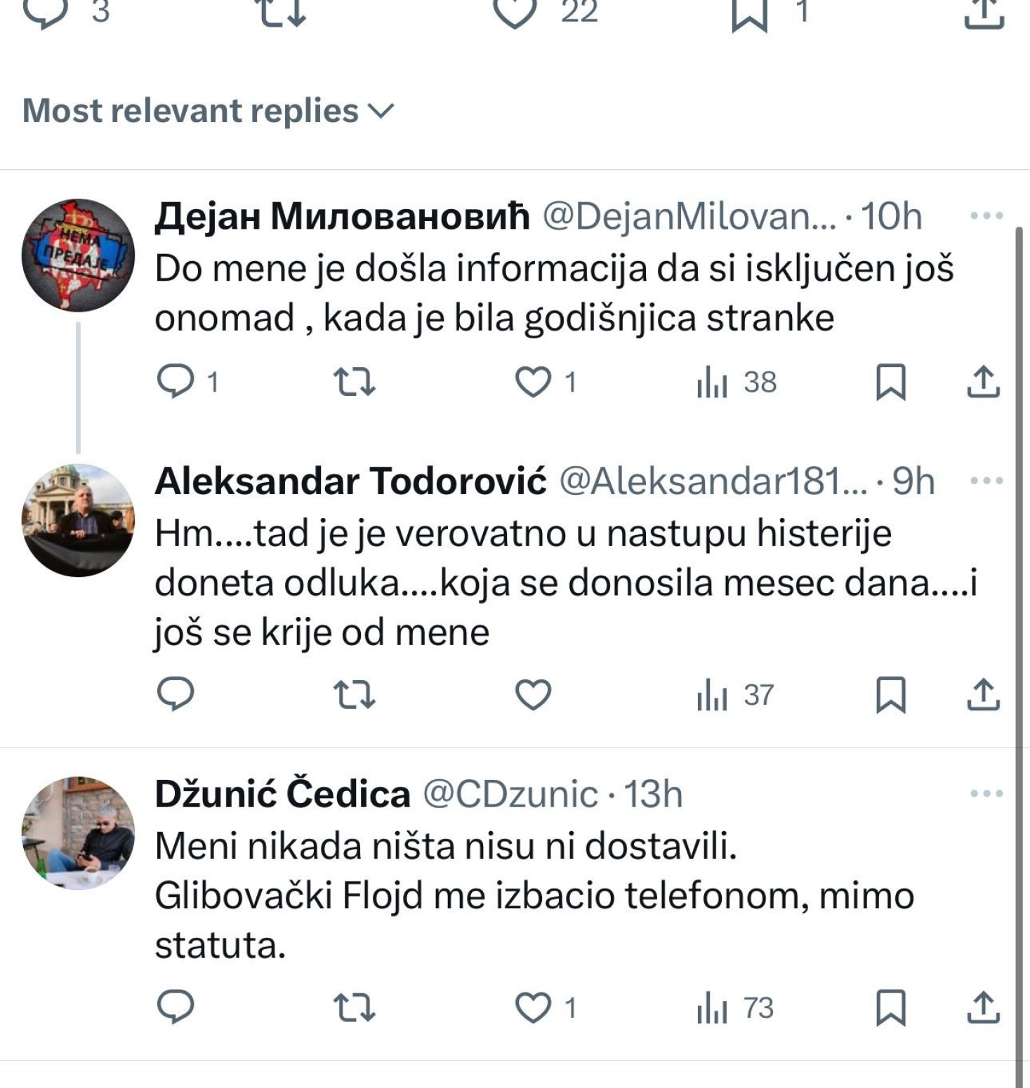 Raspada se stranka Miroslava Aleksića: Optužen da sprovodi diktaturu FOTO