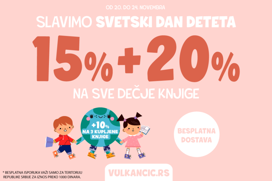 Jubilarnih 70 godina Svetskog dana deteta uz posebne popuste na knjige za decu