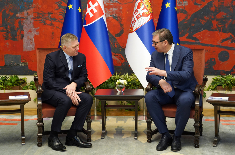 Fico in Belgrade: He met with Vučić PHOTO