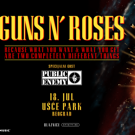 Za sat vremena kupljeno 10.000 ulaznica za koncert Guns N' Roses u Beogradu