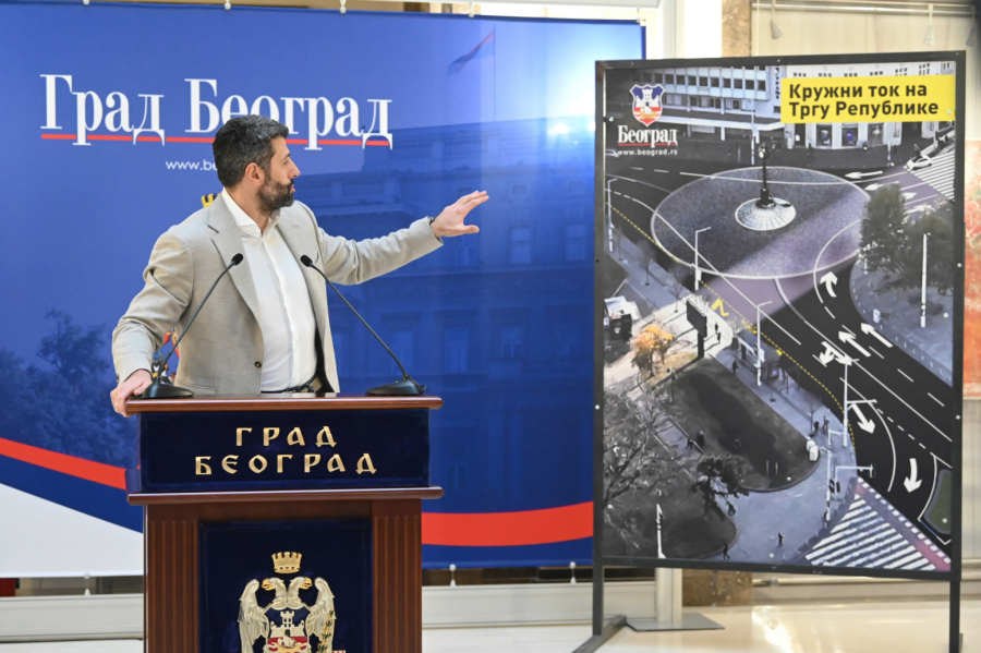Šapić najavio još jedan kružni tok u strogom centru grada: Na sredini Beogradski sat FOTO/VIDEO