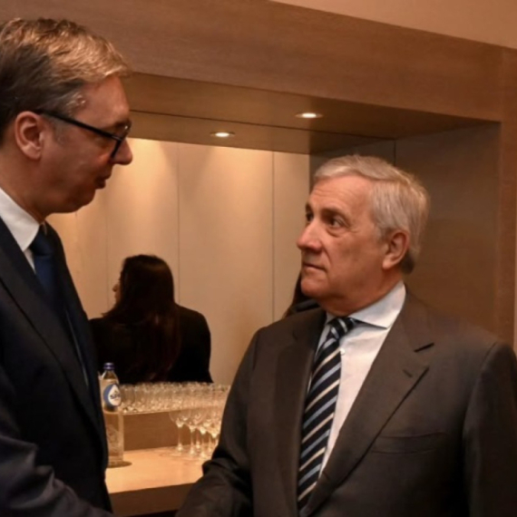 Vučić met with Tajani; "Even in difficult times, the focus is on a stable and united Europe" PHOTO
