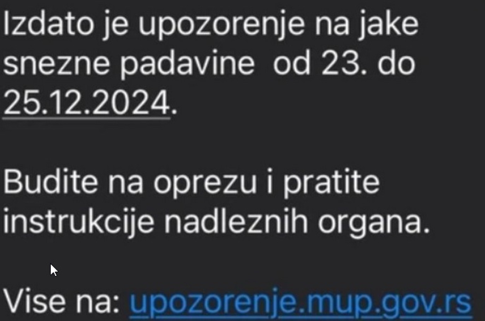 Građani Srbije dobijaju SMS od MUP-a; Hitno!