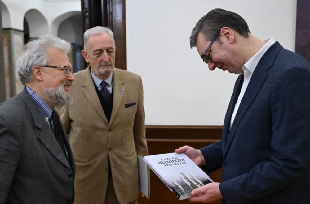 Vučić met with the director of the Matica Srpska Library PHOTO