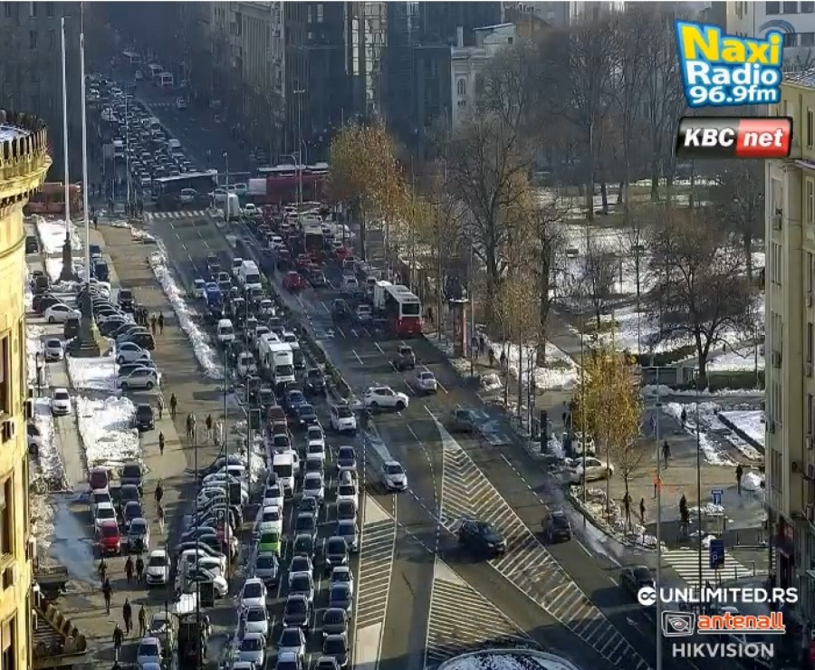 Beograd stoji – totalni kolaps FOTO