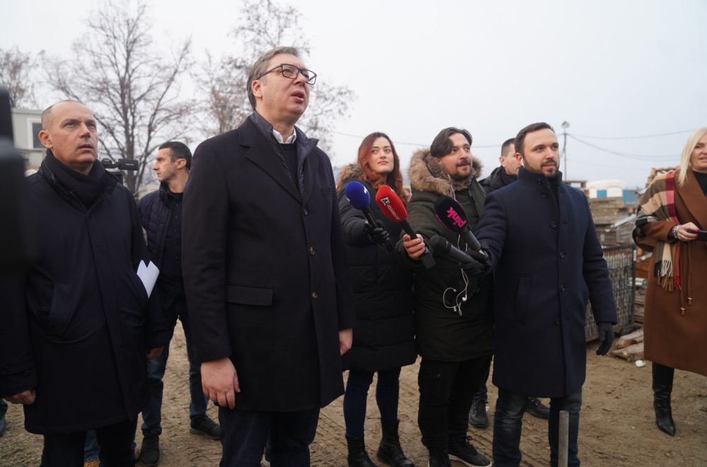 Vučić visited the works on the construction of Tiršova 2: "Incredible progress. Waiting lists are shrinking"
