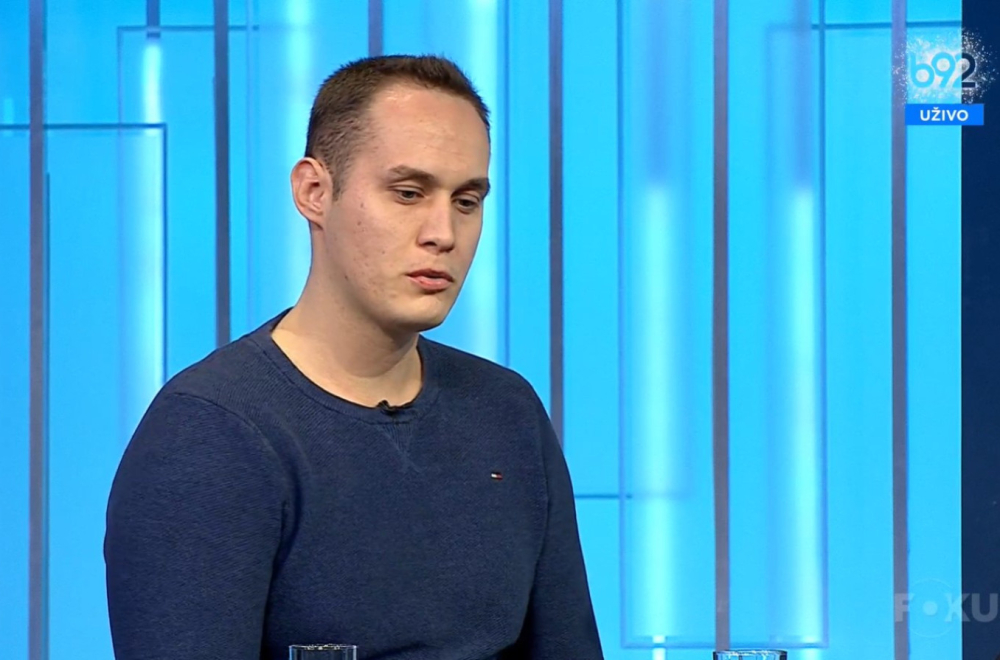Student Jovan Babić iz Novog Sada za TV B92 o blokadama: Studenti sve više shvataju manipulaciju VIDEO