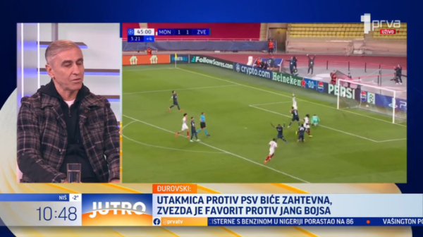 "Zvezda sa šest bodova može do druge faze Lige šampiona" VIDEO