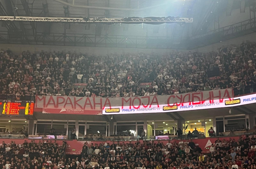 Delije u Areni pozvale na fudbal: Marakana moja sudbina FOTO