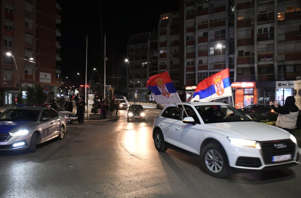 Honorary column of cars with Serbian tricolors; "Victory for all Serbs who endured the terror of Kurti" VIDEO