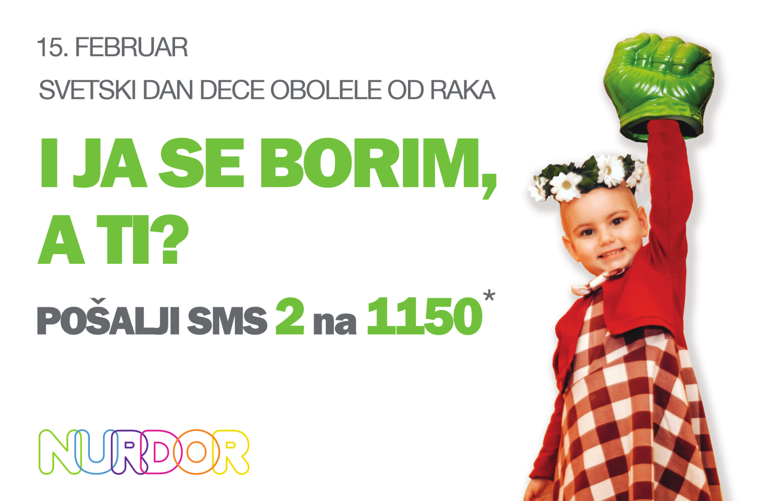I ja se borim, a ti? Svetski dan dece obolele od raka 15. februara VIDEO
