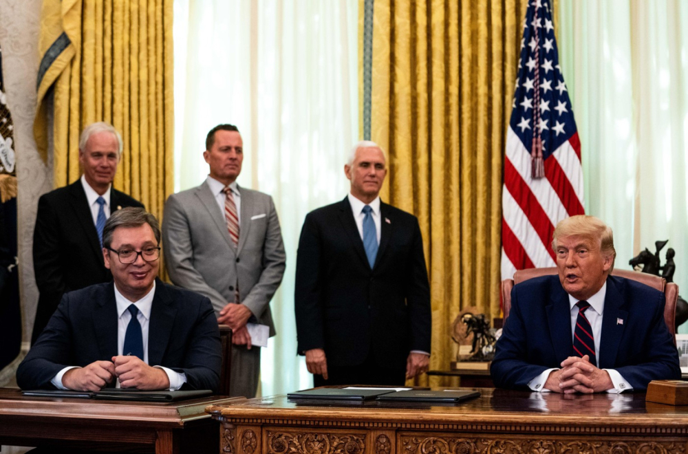Trump wrote to Vučić, congratulating the National Day: "I look forward to enhancing our partnership"