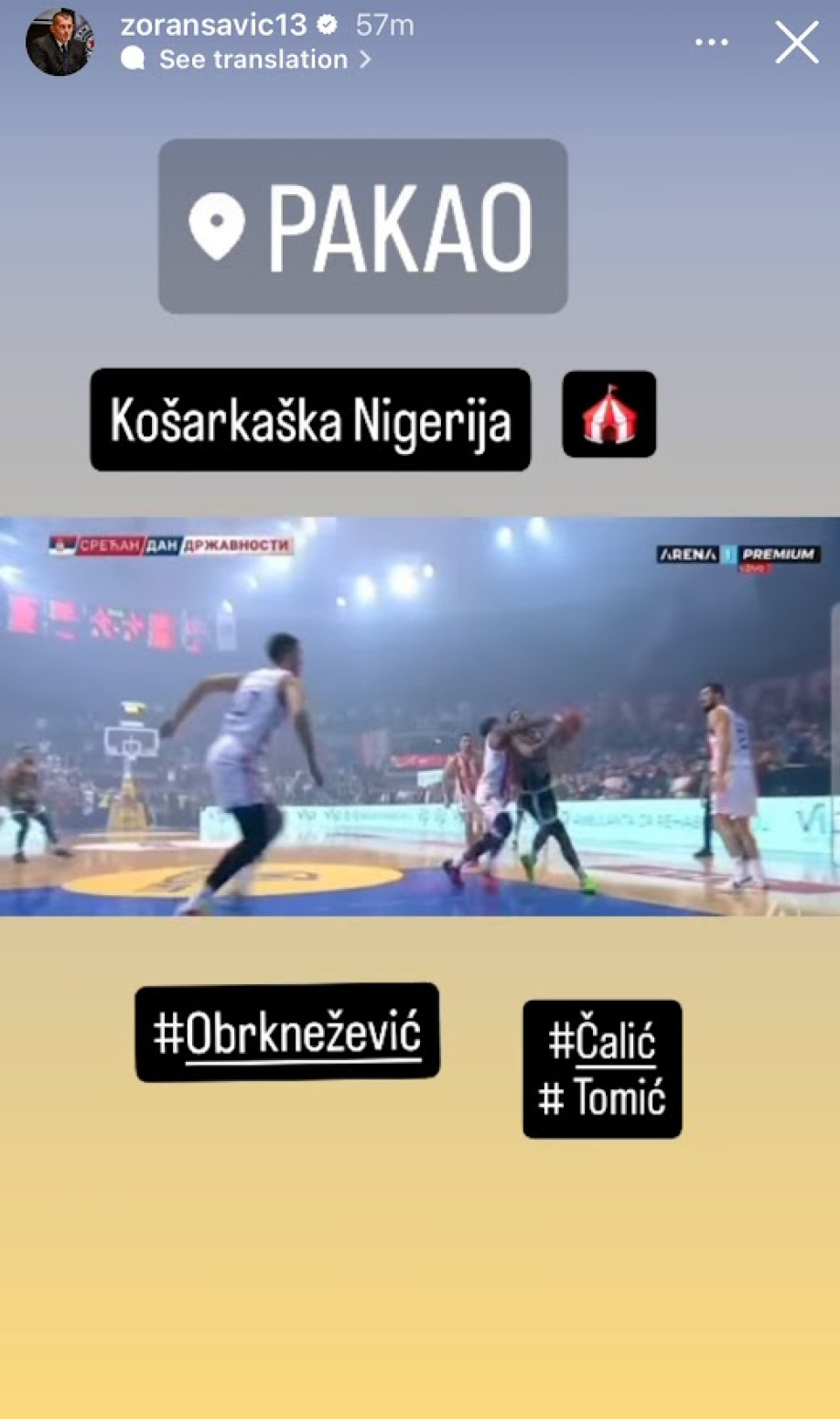 Zoran Savić se javio uz Al Kaponea: Košarkaška Nigerija