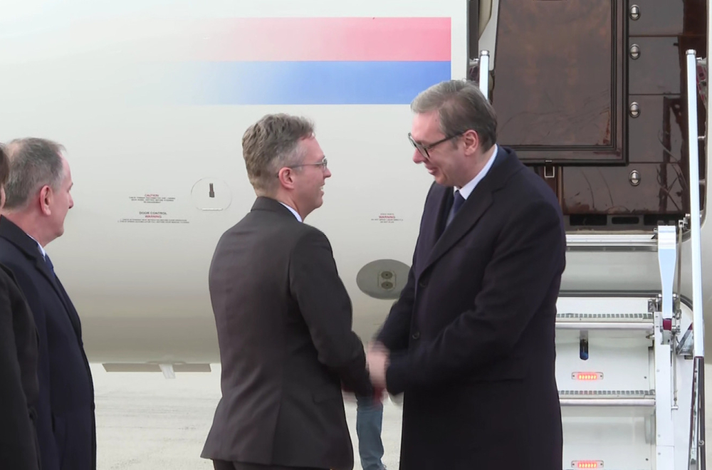 Vučić doputovao u Budimpeštu, biće mu uručen Veliki krst Ordena za zasluge FOTO