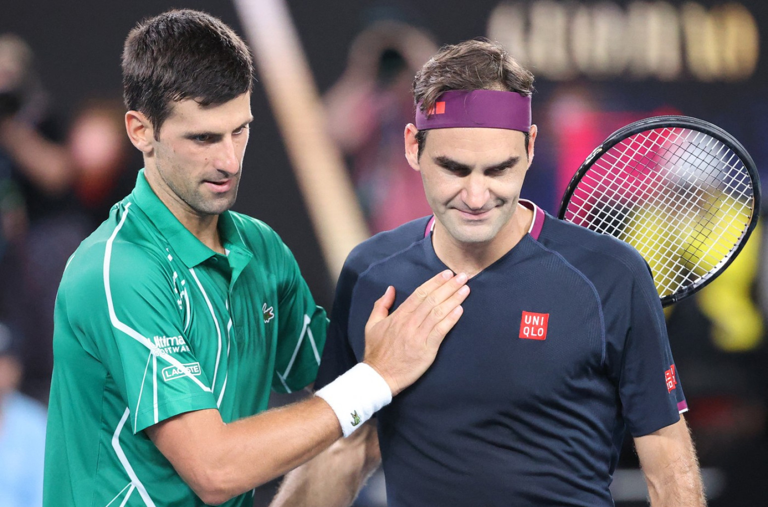 Another record for Novak Djokovic - he broke Roger Federer