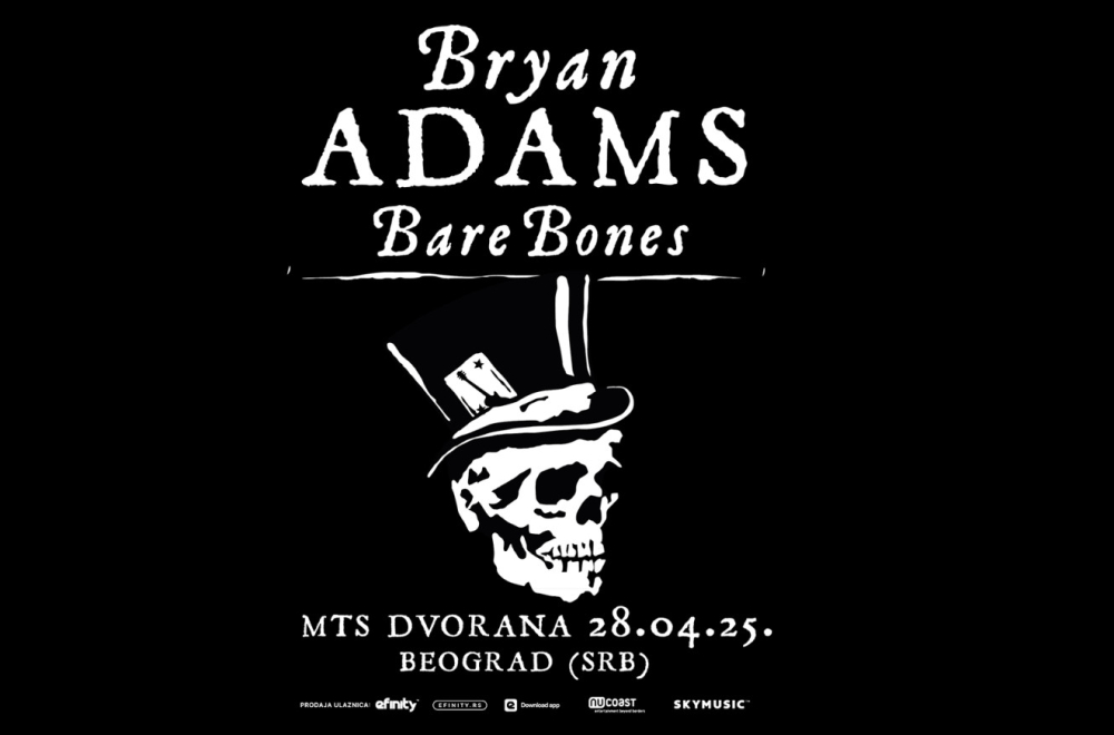 Počela prodaja ulaznica za ekskluzivni "Bare Bones Show" Brajana Adamsa 28. aprila