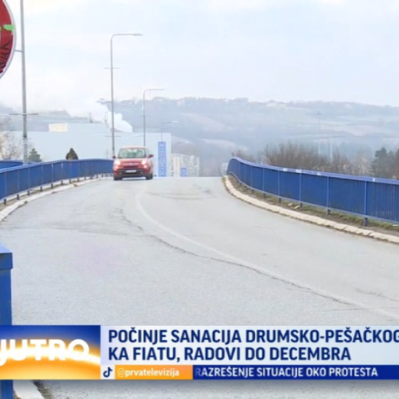 Počinje sanacija drumsko-pešačkog mosta u Kragujevcu VIDEO