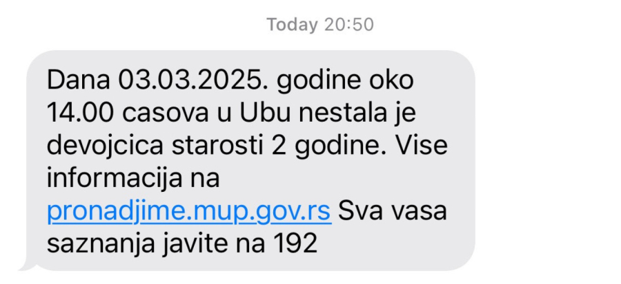 Spasioci otkrili: Malu Dunju je od smrti delilo sat vremena VIDEO