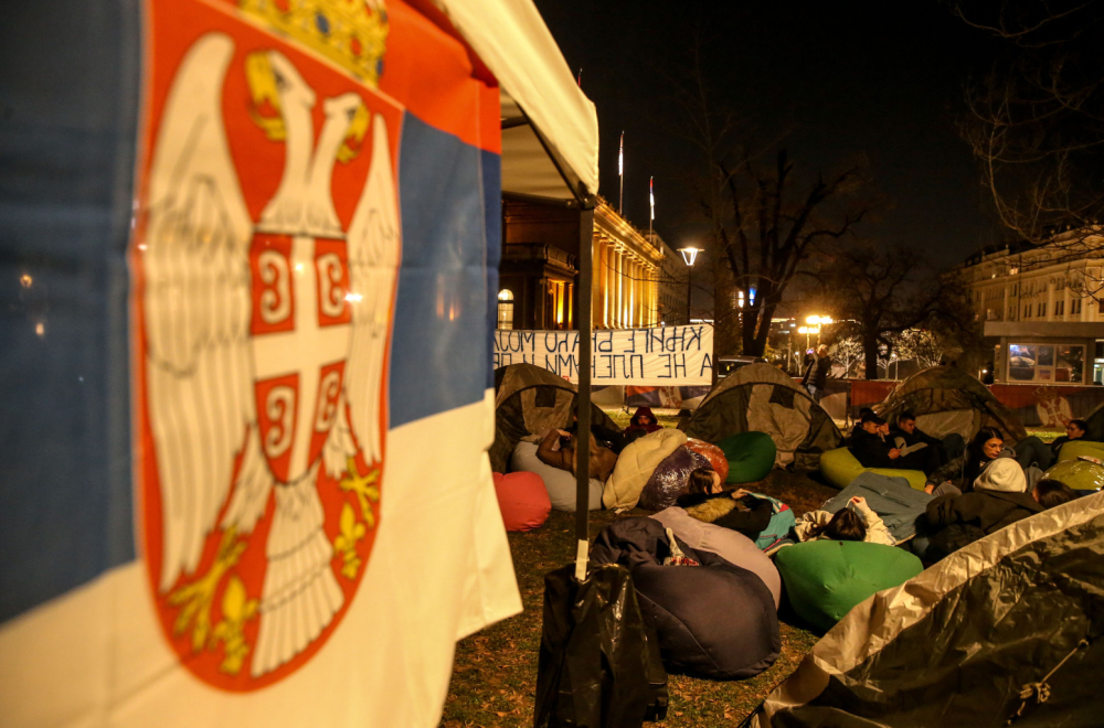 Studenti koji žele da uče: Hteli su da nas isprovociraju; Pozivamo kolege da nam se pridruže FOTO/VIDEO