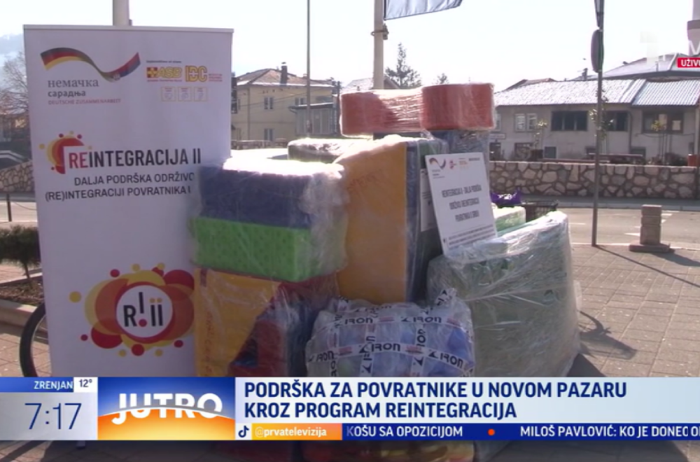Još jedan važan projekat  u Novom Pazaru: "Povratnici" dobili po 3.000 evra VIDEO