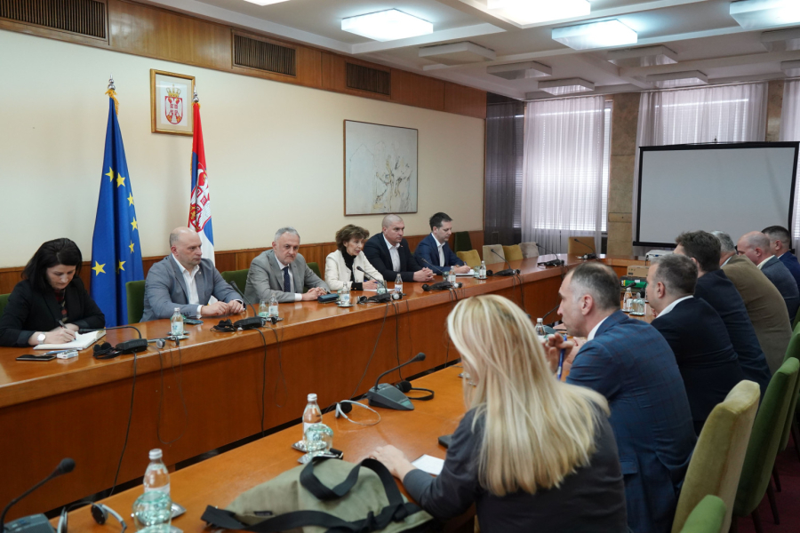 Ministar Gajić primio predsednika ETTU i delegaciju STSS