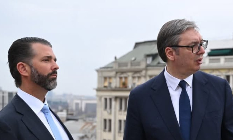Donald Trump Jr. tomorrow again with Vučić in Belgrade