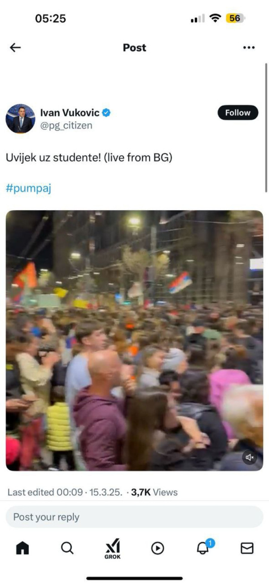 Potpredsednik Mila Đukanovića došao da ruši Vučića FOTO/VIDEO