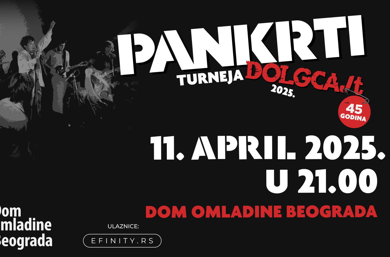 Legendarni Pankrti najavili koncert u Beogradu