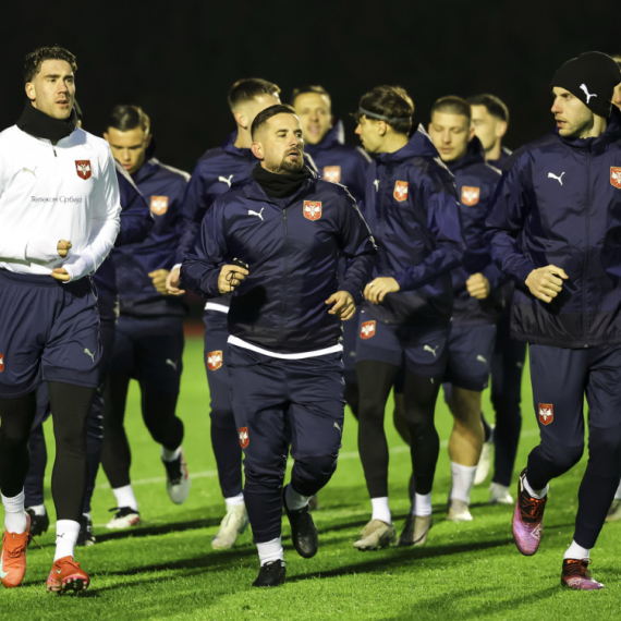 Srbija odradila trening –  Vlahović nasmejan u Pazovi FOTO