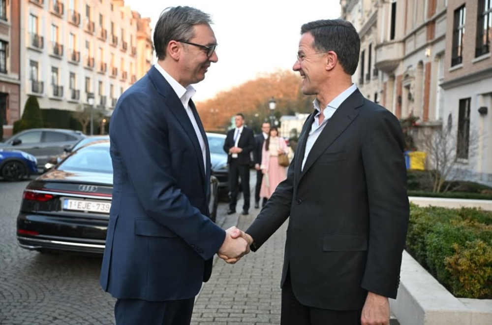 Vučić with Rutte: A successful day; I'm convinced of even better cooperation between Serbia and NATO PHOTO