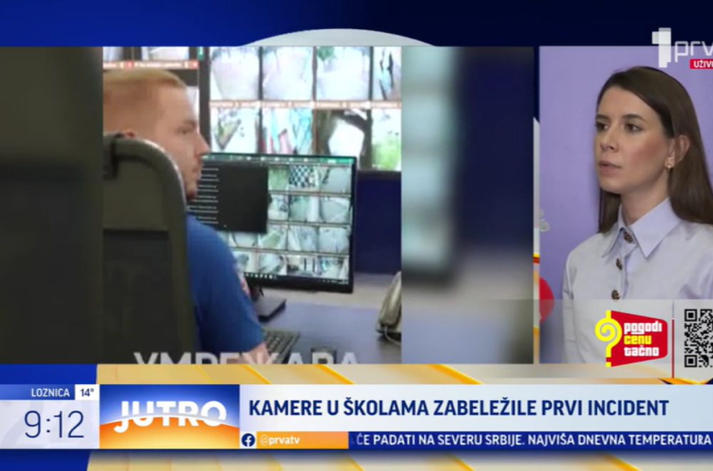Zabeleženi već prvi incidenti: Ovako funkcionišu nove nadzorne kamere u beogradskim školama VIDEO