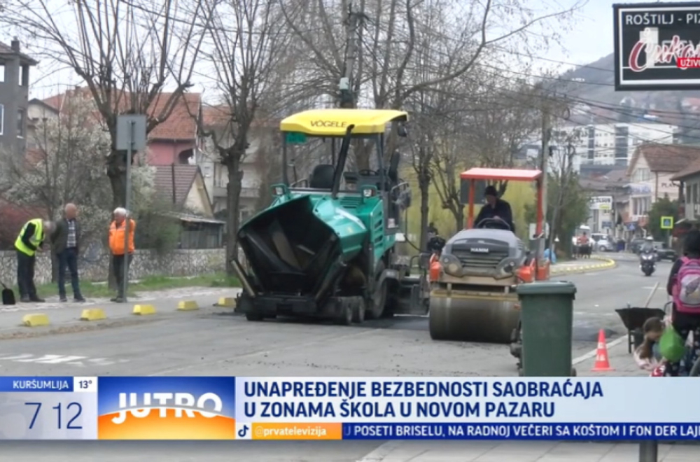 Zone škola u Novom Pazaru postaju bezbednije za učenike VIDEO