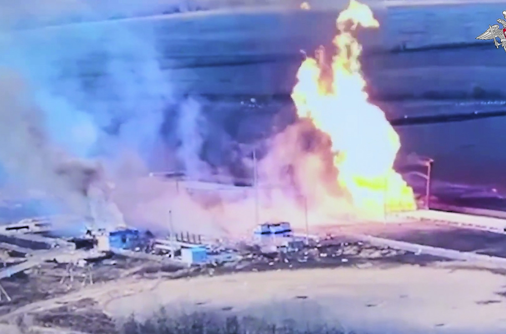 Toliko od poštovanja dogovora: Dvostruki napad na gasnu stanicu "Sudža"; Energetski objekat uništen VIDEO
