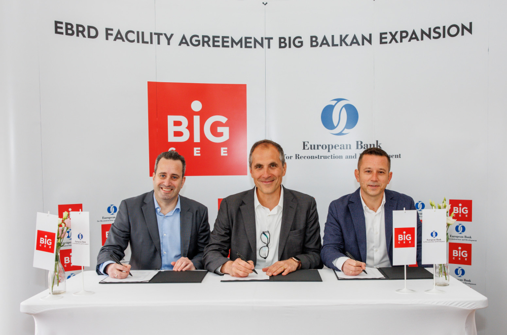 BIG CEE i EBRD potpisuju novi paket finansiranja za pet centara: Investicija od 100 miliona evra