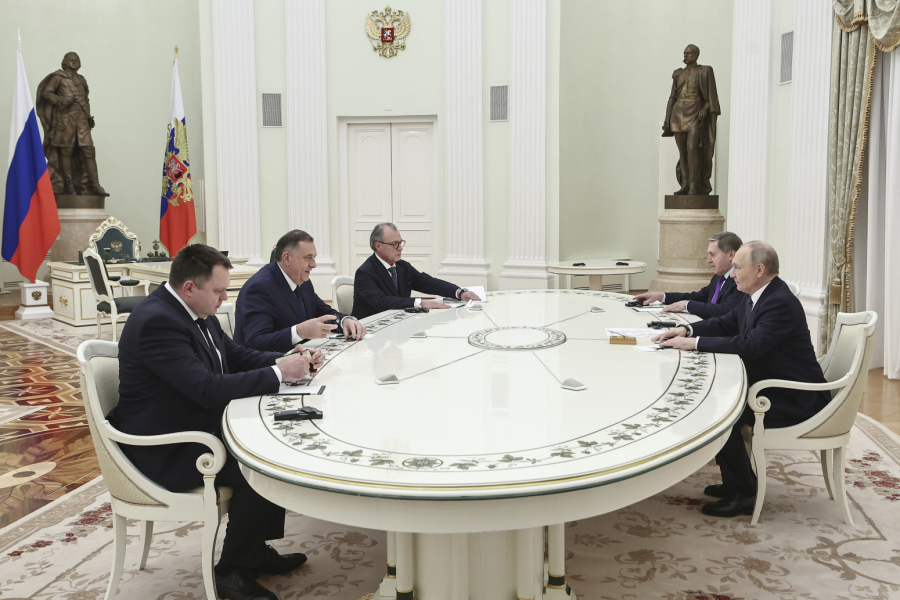 Putin primio Dodika: Rusija je garant Dejtonskog sporazuma; Putin upoznat sa situacijom u BiH FOTO/VIDEO