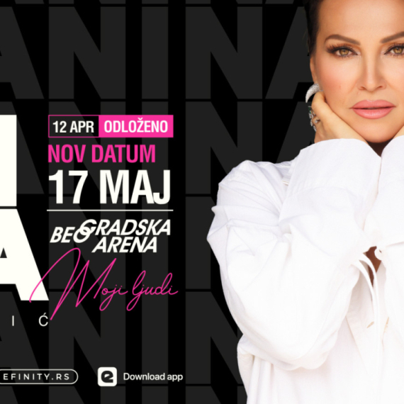 Odlaže se koncert Nine Badrić u Beogradskoj areni
