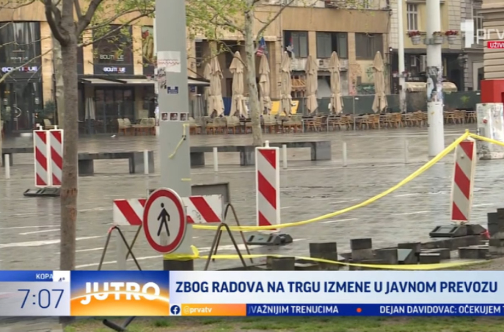Zatvorena ulica u centru Beograda: Ovako će sada saobraćati gradski prevoz VIDEO