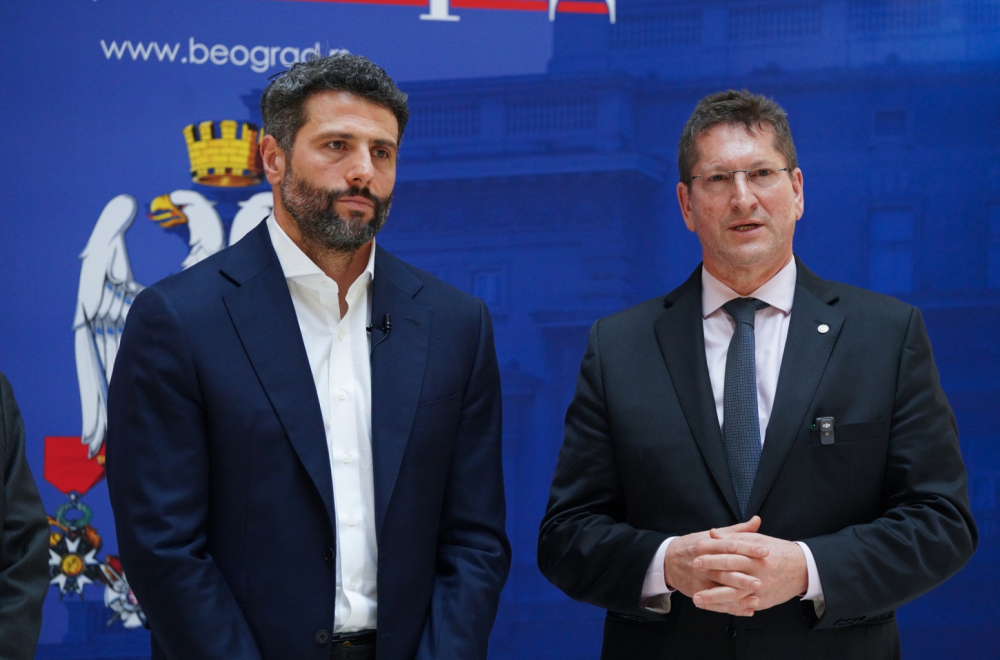 Šapić i poslanik Žilmar Tato: Priznanje Beogradu, prvom milionskom gradu koji je uveo besplatni prevoz