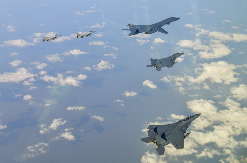 America raised the B-1B bomber; "Retribution follows"