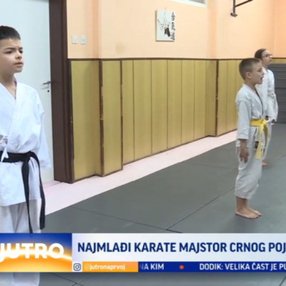 Dečak iz Jagodine najmlađi karate majstor crnog pojasa u Evropi VIDEO