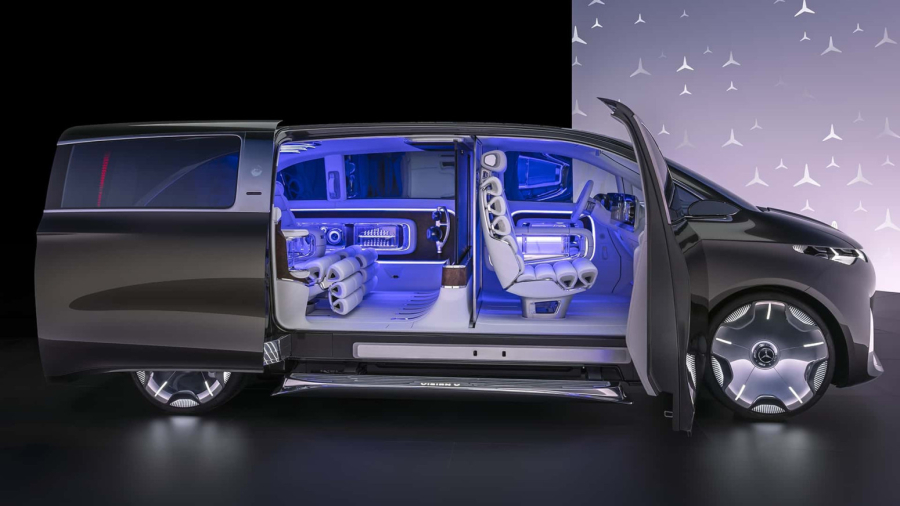 Mercedes VLE – novi električni luksuzni kombi stiže u martu sa dometom preko 500 km FOTO
