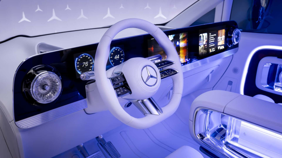Mercedes VLE – novi električni luksuzni kombi stiže u martu sa dometom preko 500 km FOTO