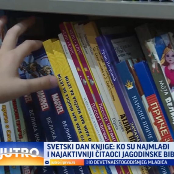 Svetski dan knjige: Najmlađi i najaktivniji čitaoci jagodinske biblioteke VIDEO