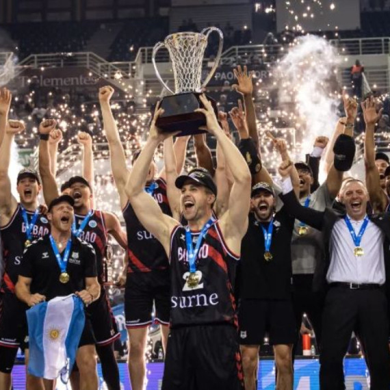 Košarkaši Bilbaoa osvojili prvi evropski trofej VIDEO
