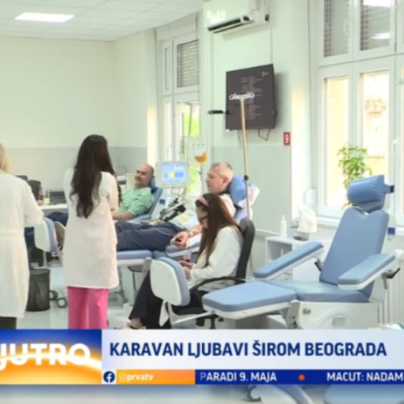 "Karavan ljubavi" na više lokacija u Beogradu: Evo gde možete dobrovoljno dati krv VIDEO