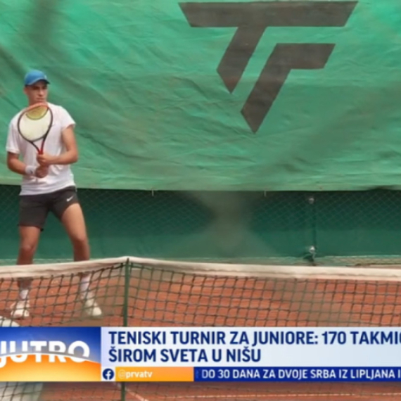 Važan međunarodni teniski turnir u Nišu: Čak 170 učesnika iz celog sveta VIDEO
