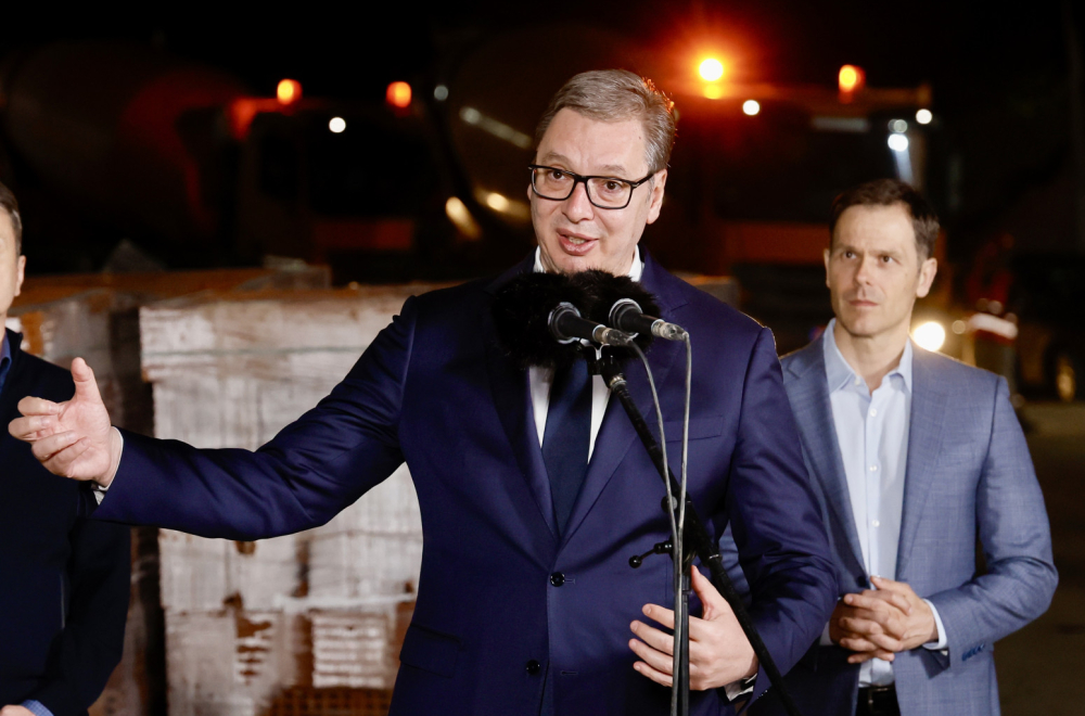 Vučić toured works on the construction of Tiršova 2: "I'm proud of Serbia that we're building such a facility"